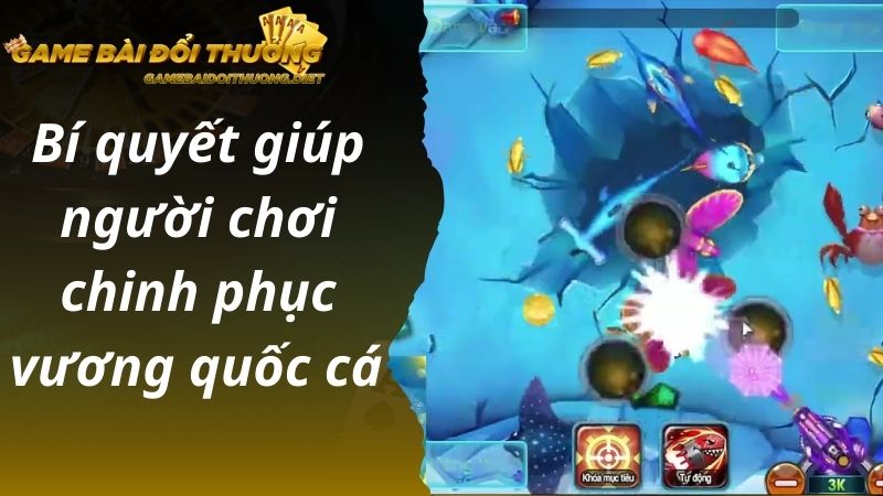 Bí quyết giúp người chơi chinh phục vương quốc cá 